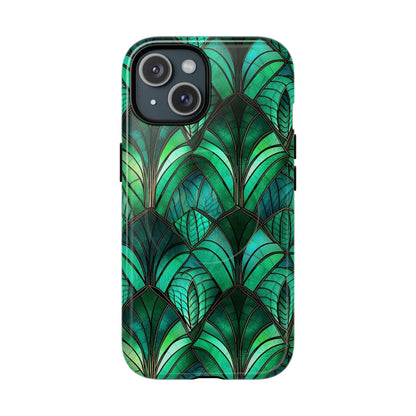 Emerald Green Stained Glass Magnetic Case