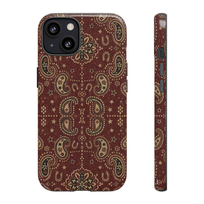 Burgundy Bandana Tough Case