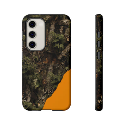 Torn Camo Orange Tough Case