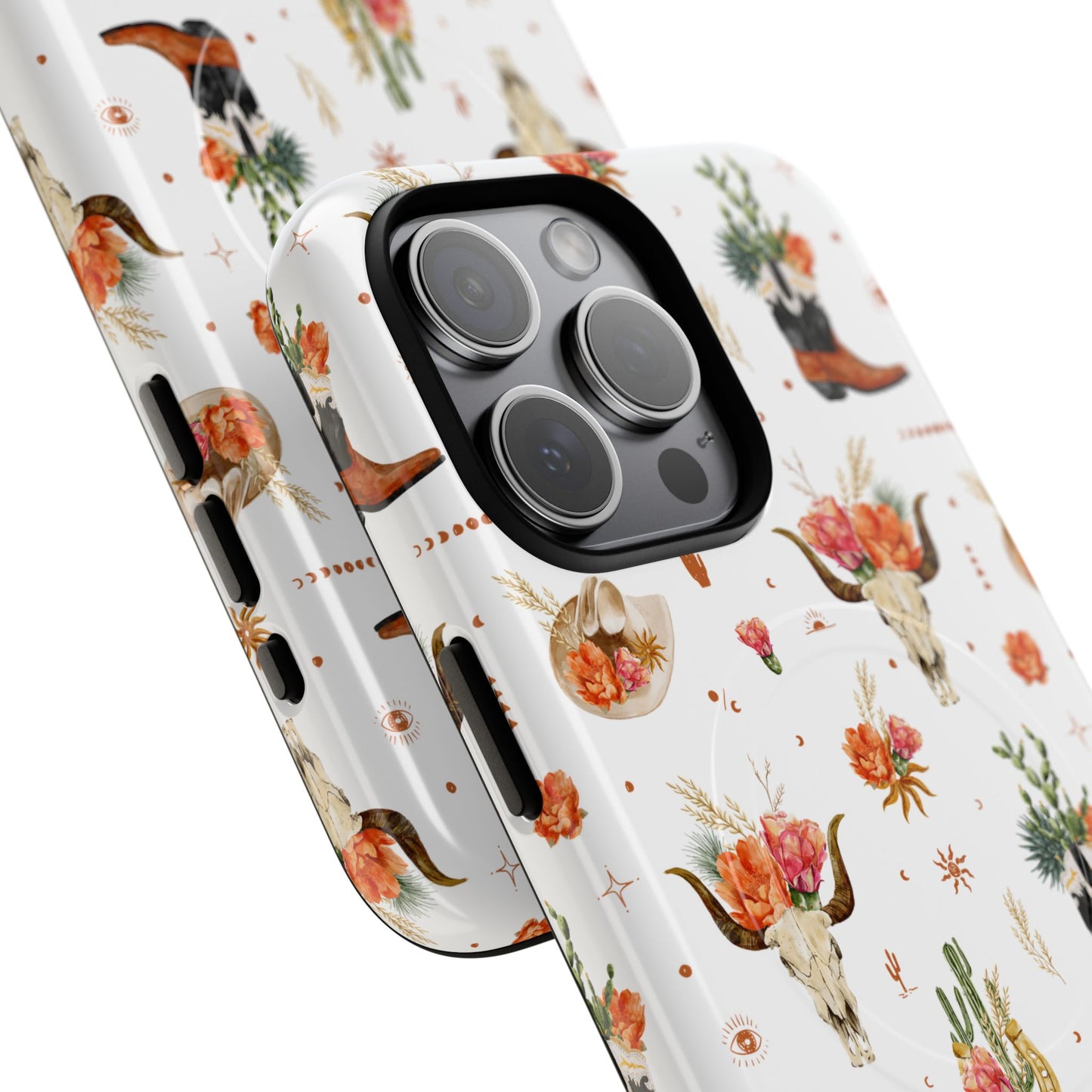 Western Floral Magnetic Case