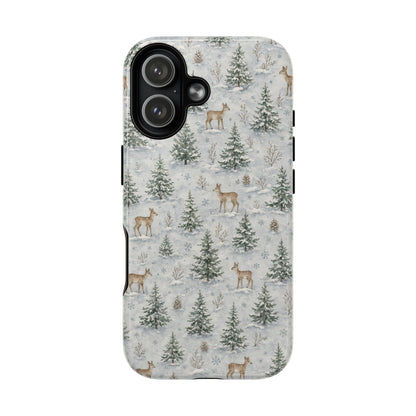 Winter Woodland Deer Magnetic Case