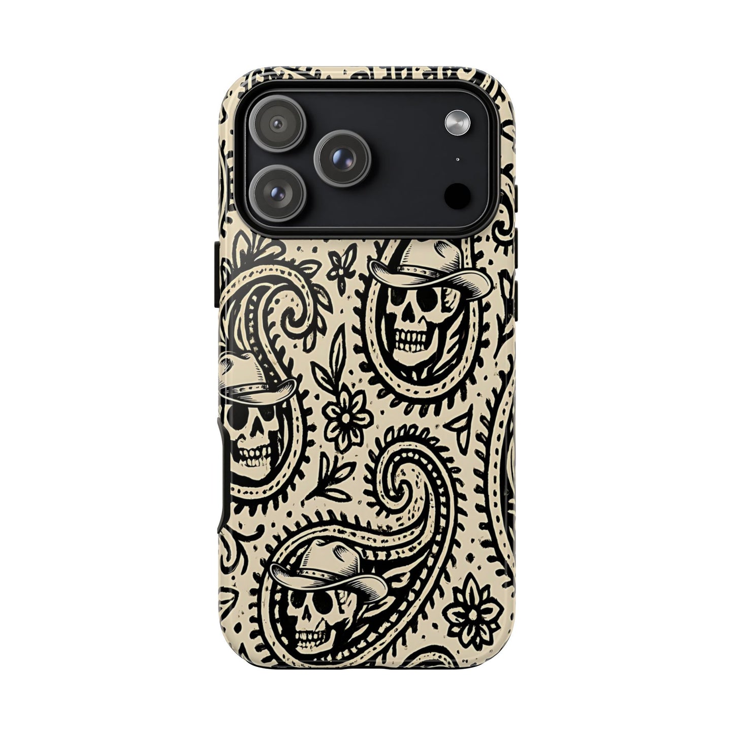 Cowboy Skull Paisley Tough Case