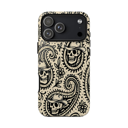 Cowboy Skull Paisley Tough Case