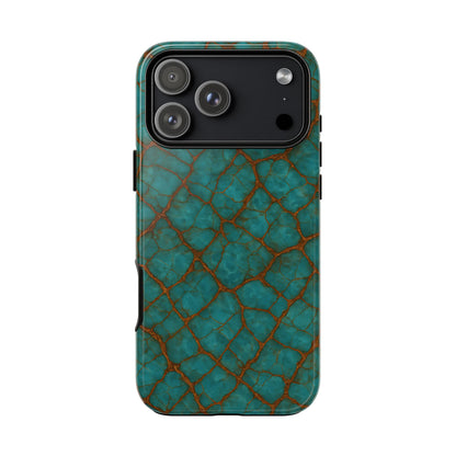Cracked Jade Tough Phone Case