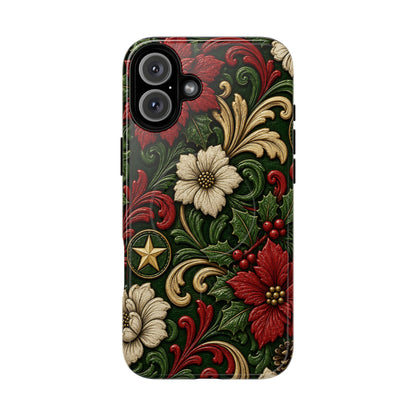 Tooled Christmas Stars Magnetic Case