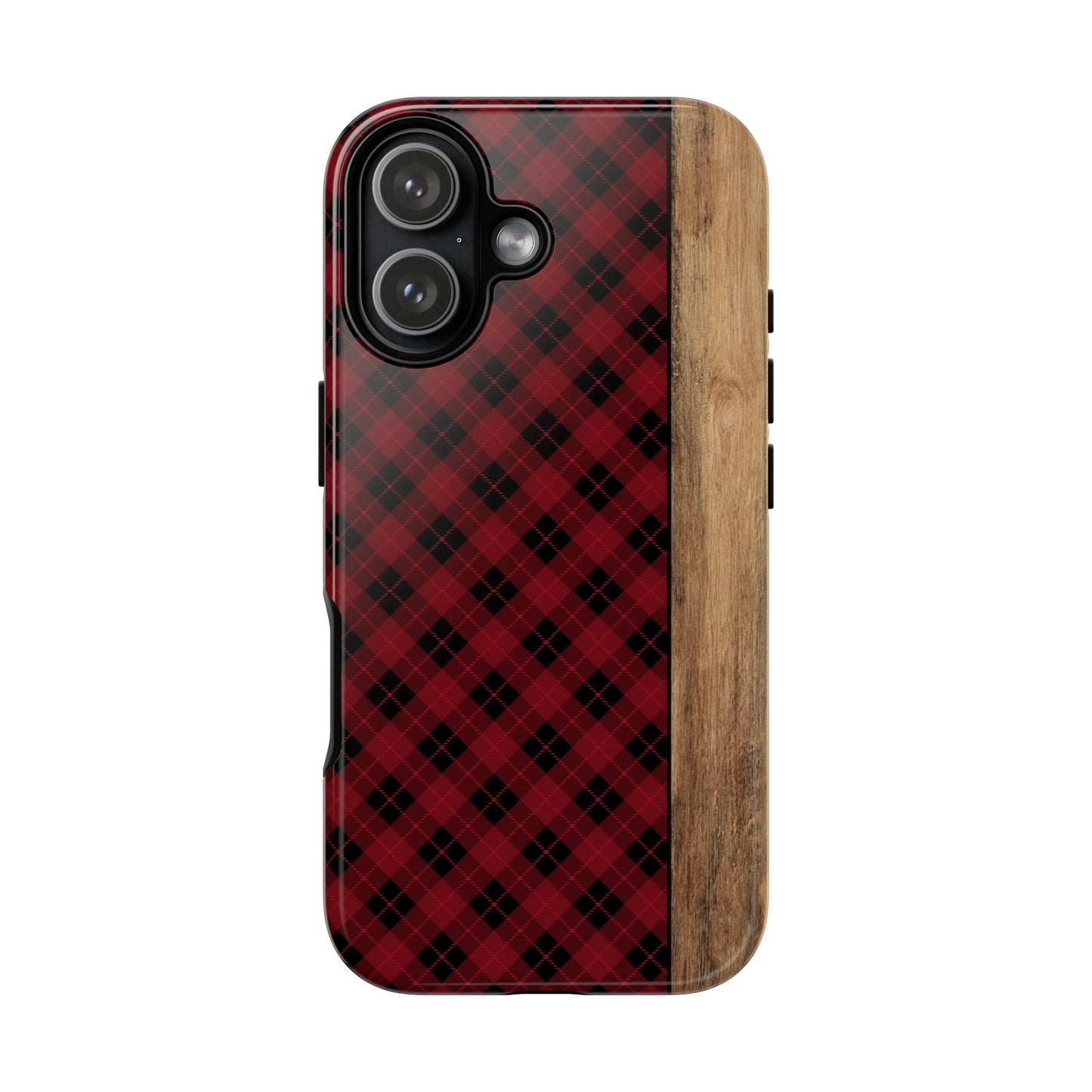 Red Plaid Tough Phone Case