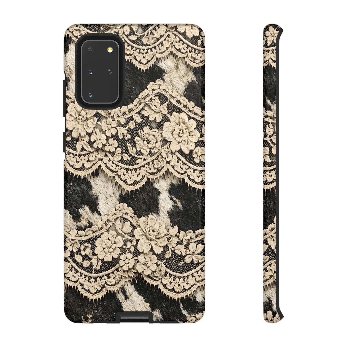 Cowhide Lace Tough Case