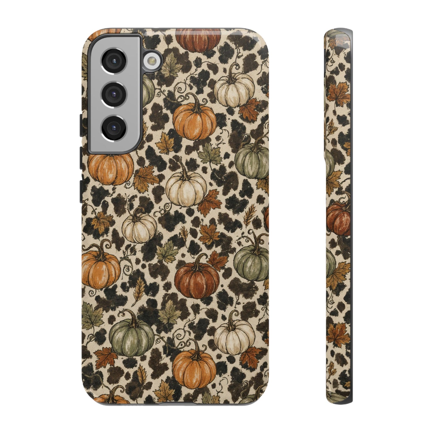Cowhide Pumpkin Patch Tough Case