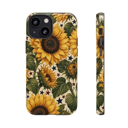 Stars And Sunflowers Tough Case