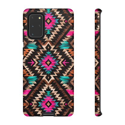 Neon Aztec Rug Tough Case