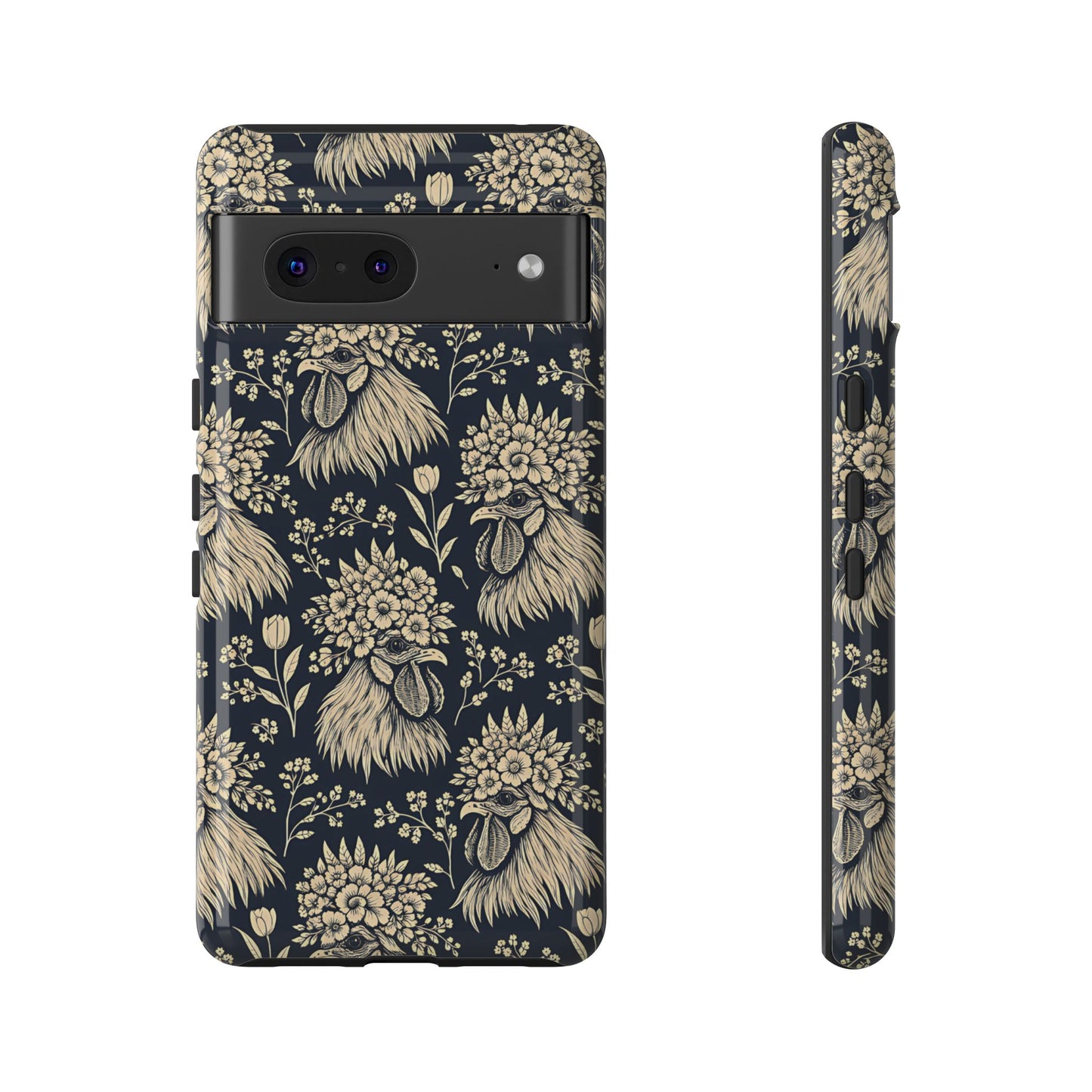 Floral Rooster Tough Case