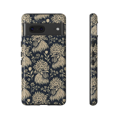 Floral Rooster Tough Case