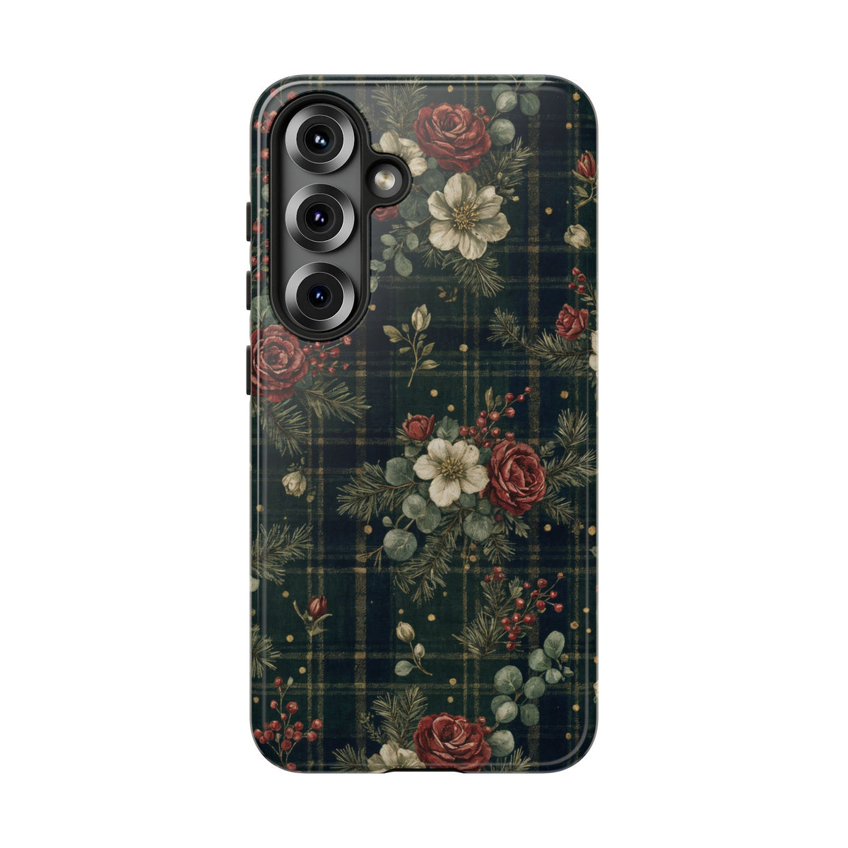 Tartan Roses Tough Case