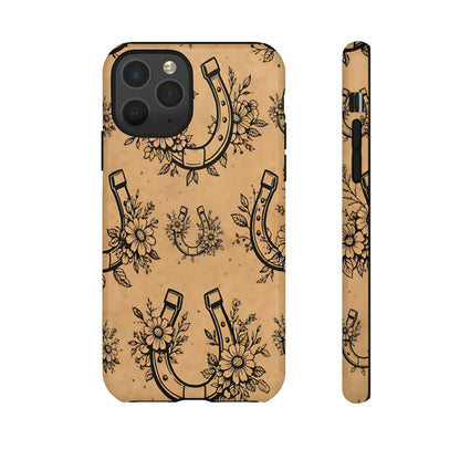 Floral Horseshoes Tough Case