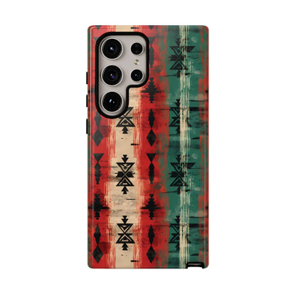 Christmas Grunge Aztec Tough Case