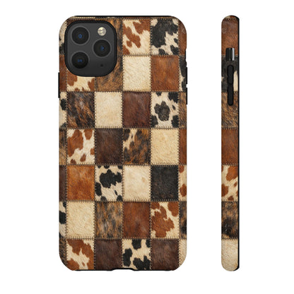 Cowhide Quilt Tough Case