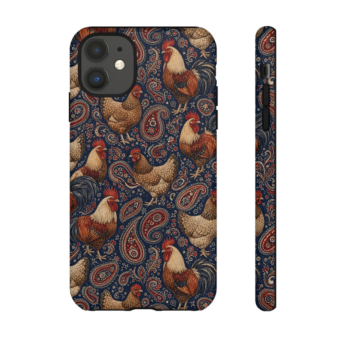Patriotic Paisley Chickens Tough Case