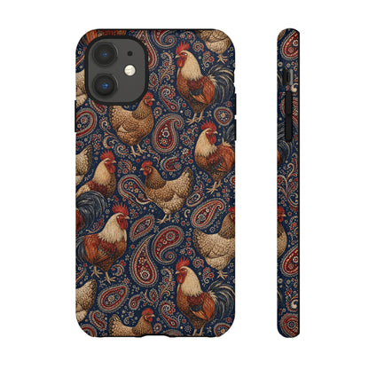 Patriotic Paisley Chickens Tough Case