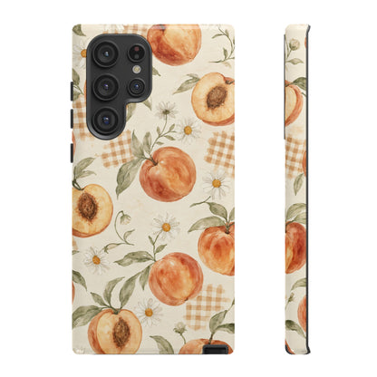 Peachy Gingham Tough Case