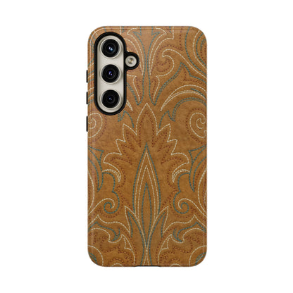 Boot Stitch Tan Tough Case