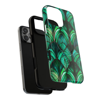 Emerald Green Stained Glass Magnetic Case