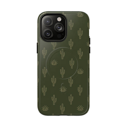 Green Cactus Magnetic Case