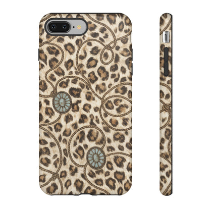 Leopard Rope Conchos Tough Case