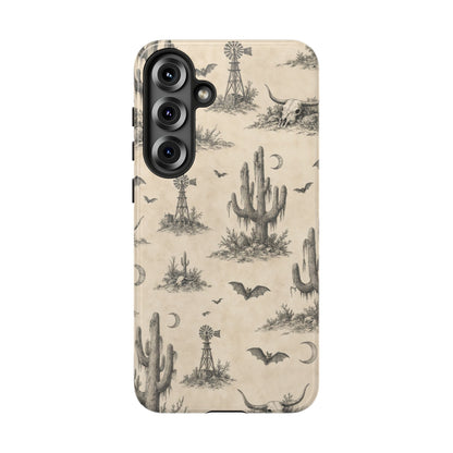 Spooky Desert Toile Tough Case