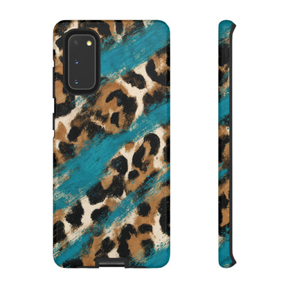Turquoise Leopard Tough Case