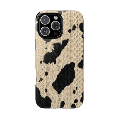 Cable Knit Cowhide Tough Case