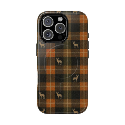 Buck Plaid Magnetic Case