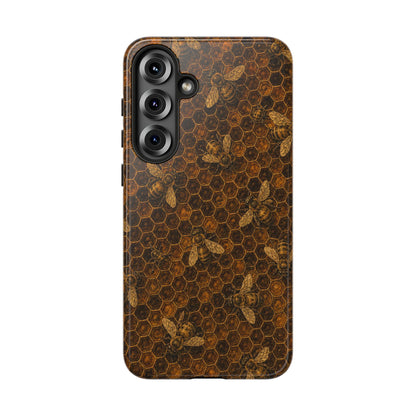 Golden Honeycomb Tough Case