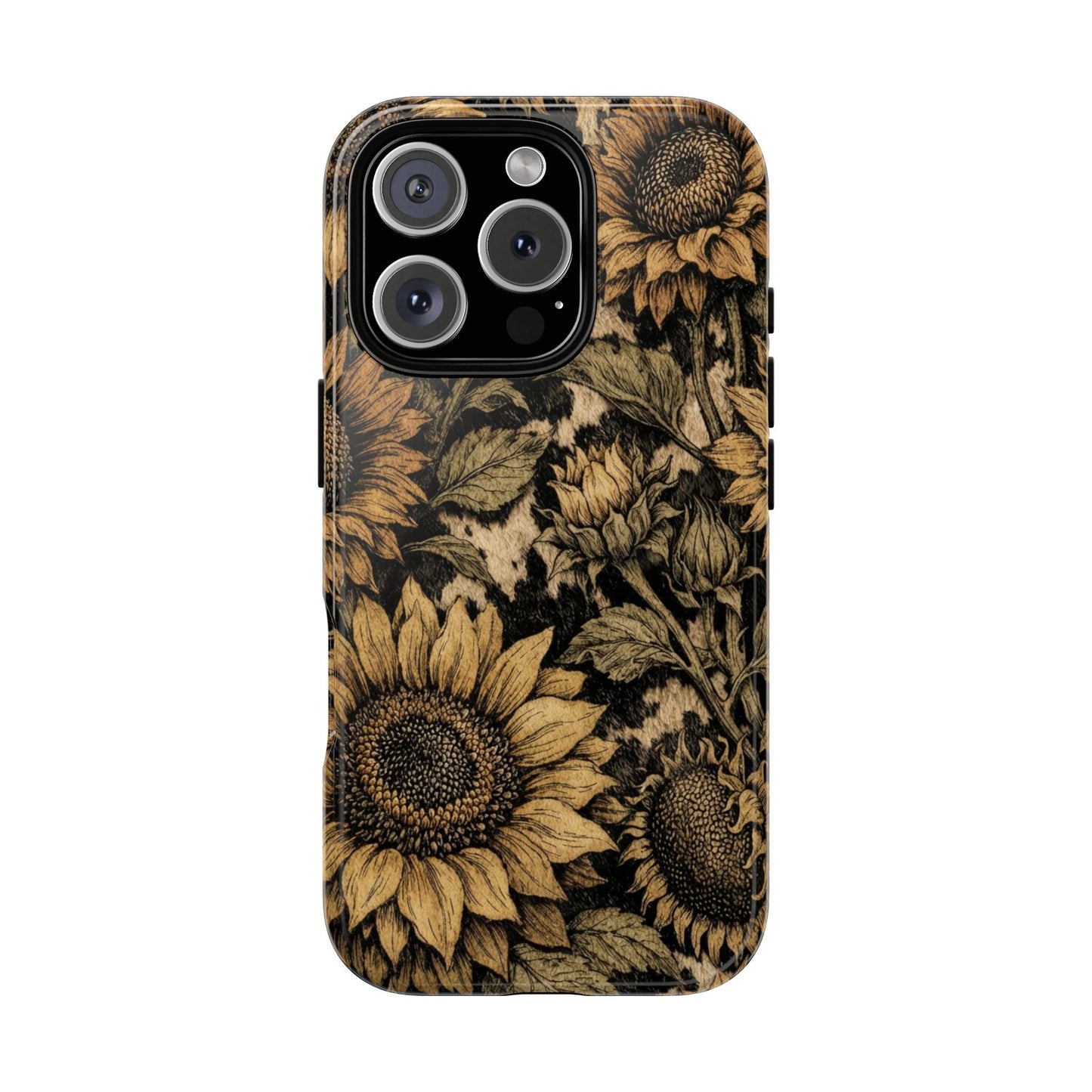 Cowhide Sunflowers Tough Case