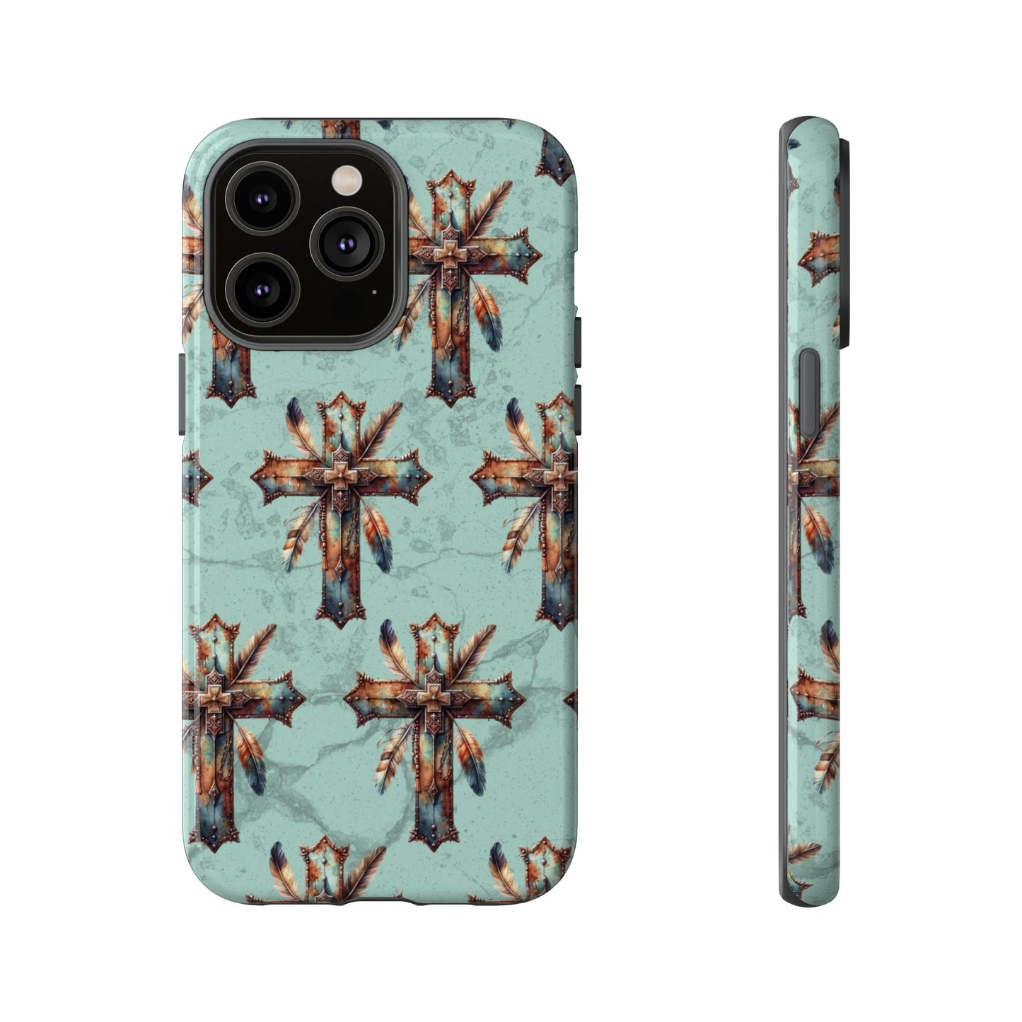 Crosses And Feathers Tough Case