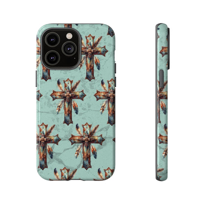 Crosses And Feathers Tough Case
