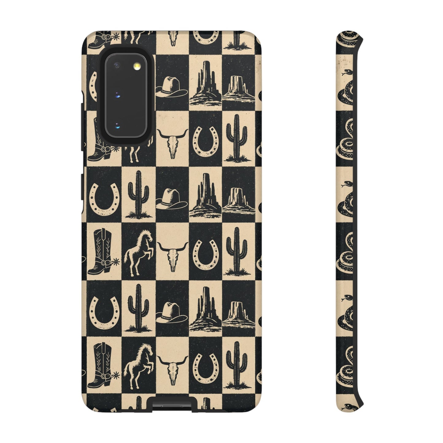 Western Checkerboard Tough Case