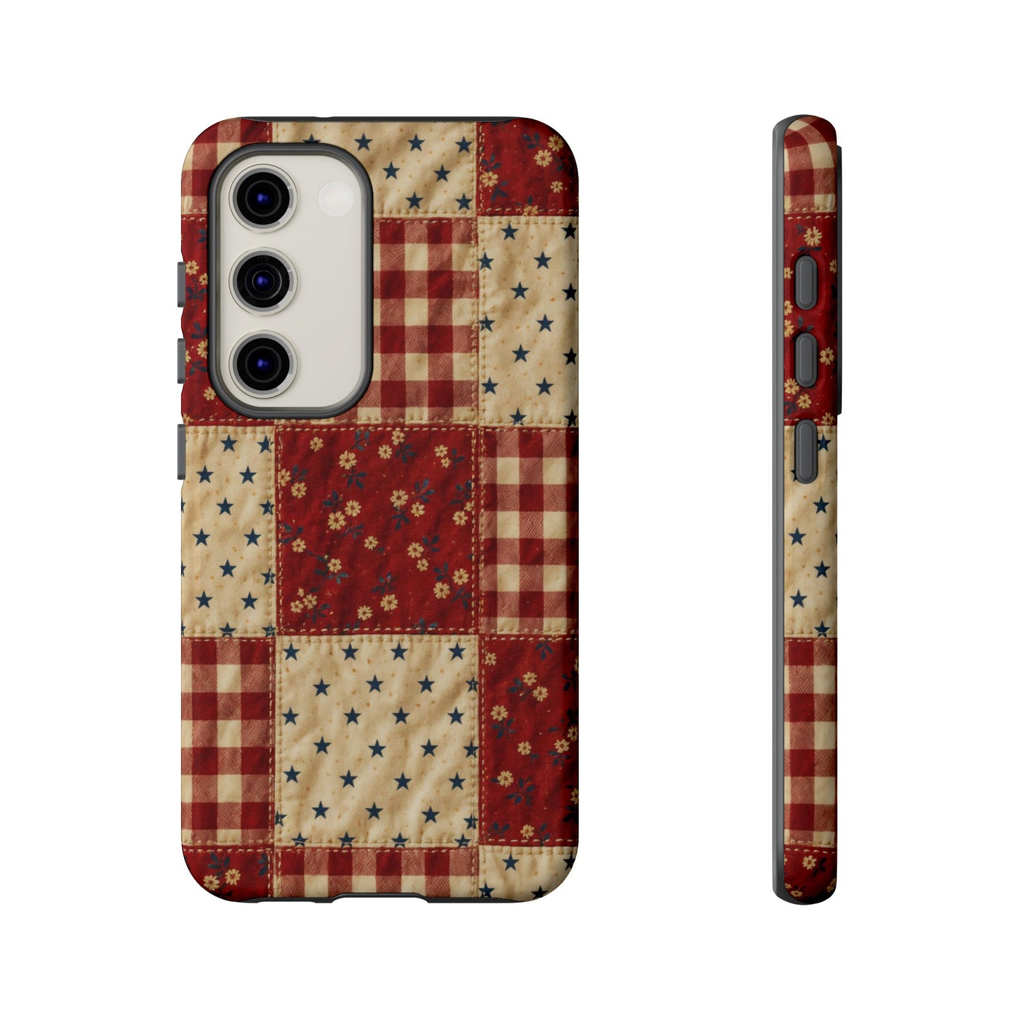 Gingham Stars Tough Case