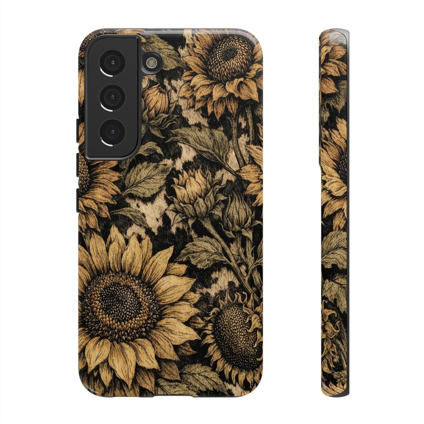 Cowhide Sunflowers Tough Case