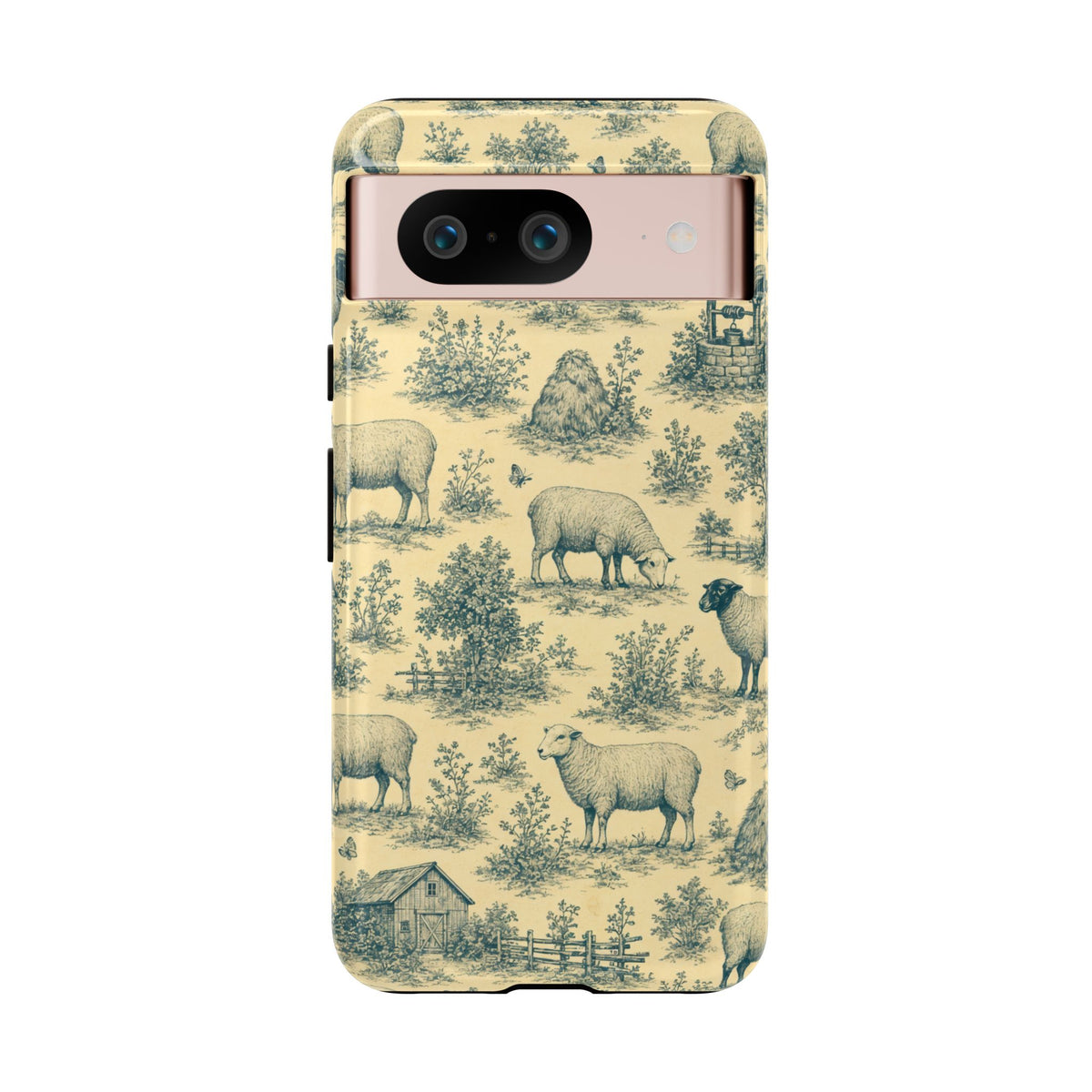 Sheep Toile Tough Case