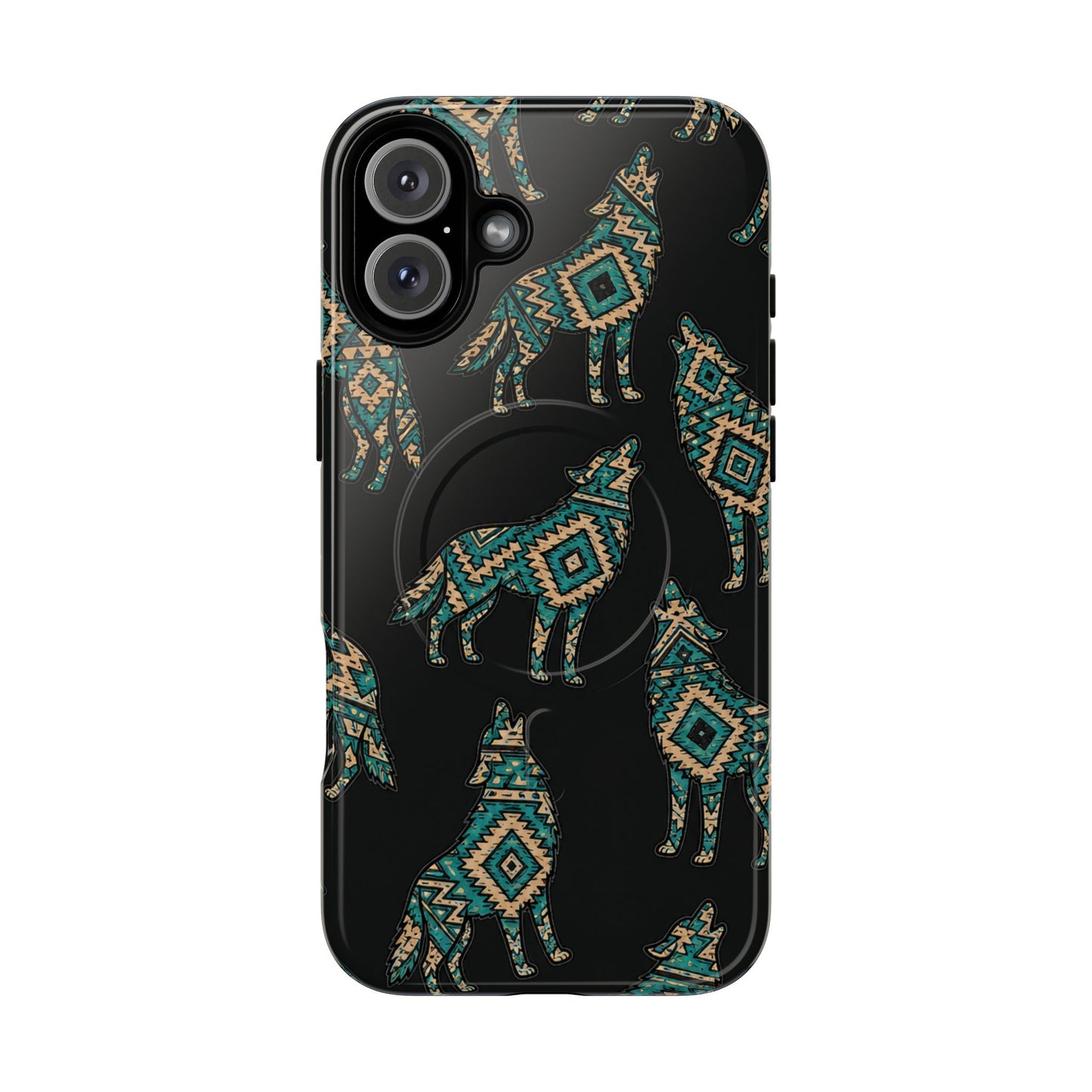 Turquoise Wolf Magnetic Case