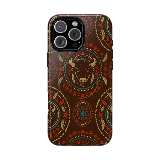 Bison Mandala Magnetic Case