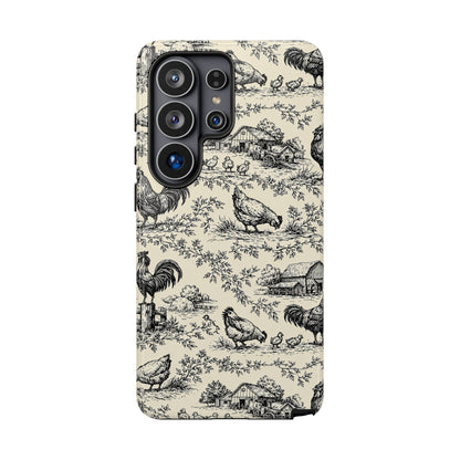 Toile Chickens Tough Case