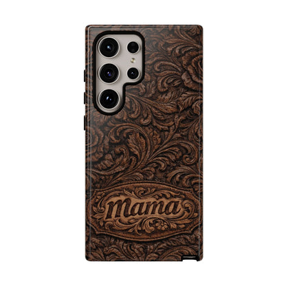 Carved Floral Mama Tough Case