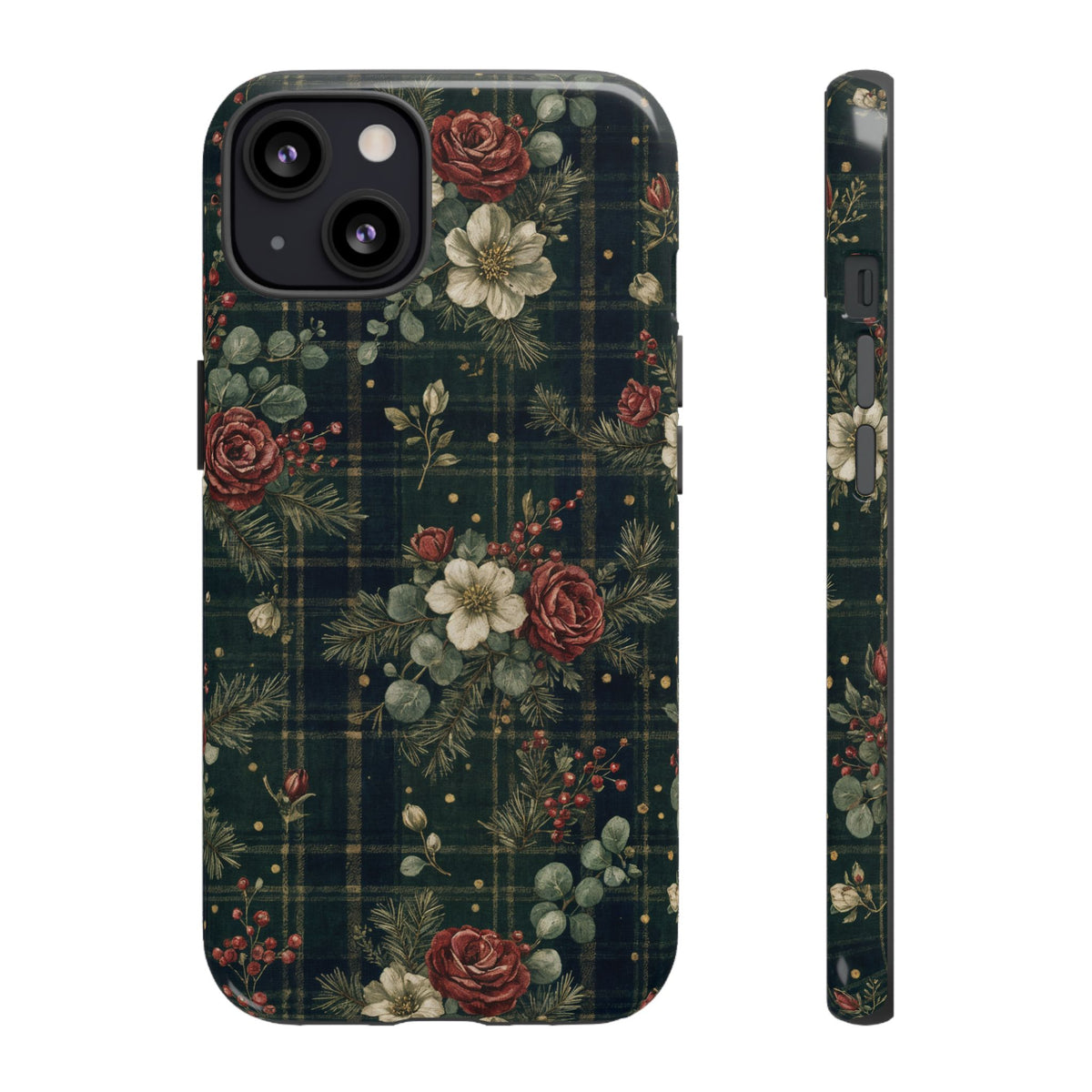Tartan Roses Tough Case