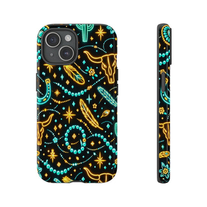 Neon Turquoise Tough Case