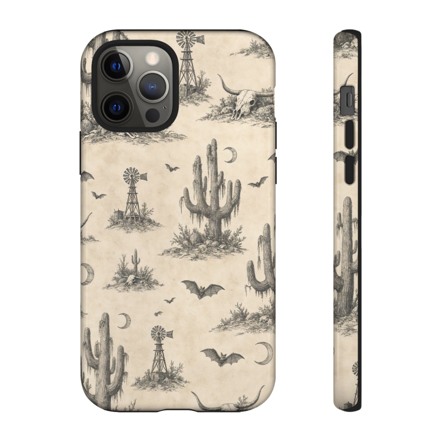 Spooky Desert Toile Tough Case