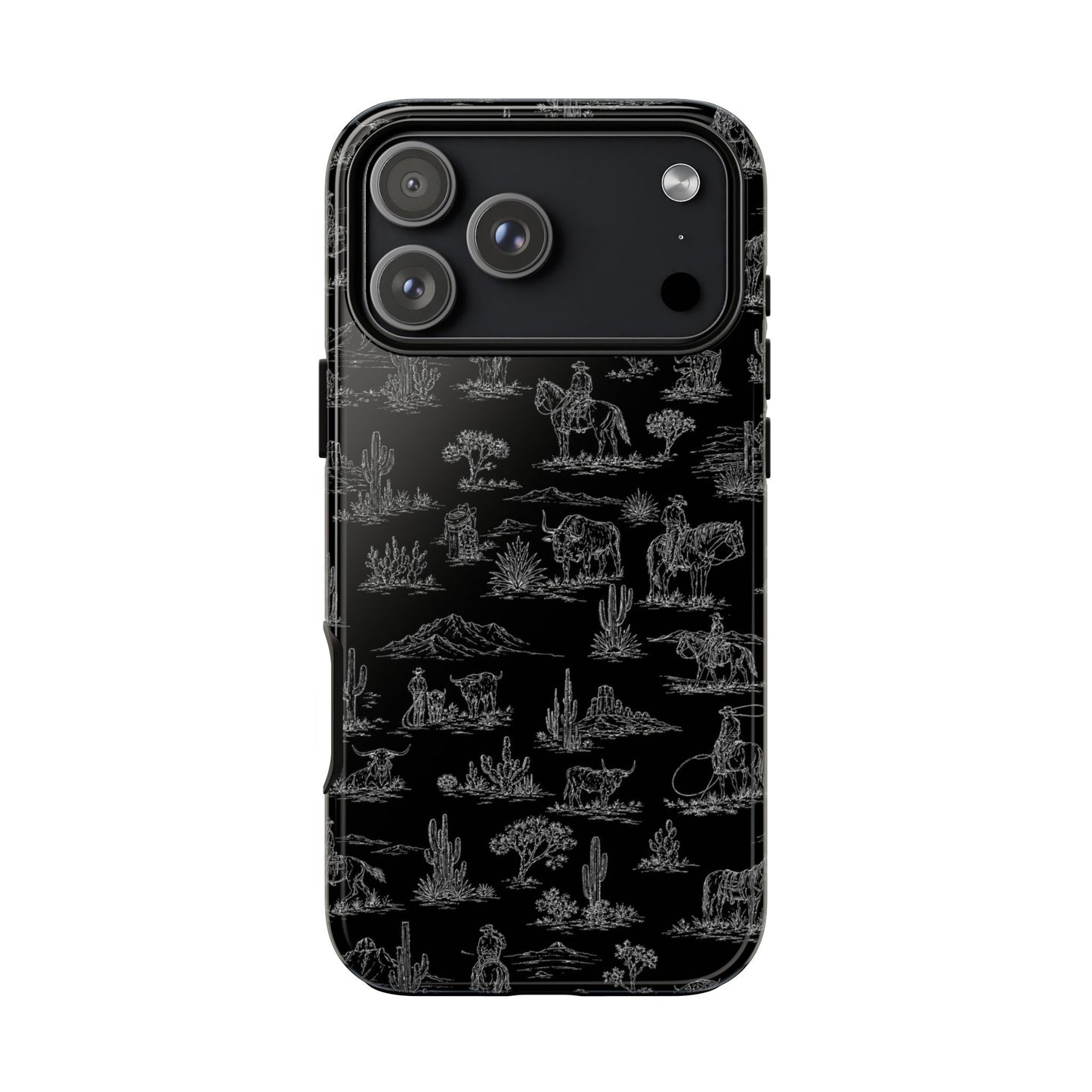 Midnight Toile Tough Case