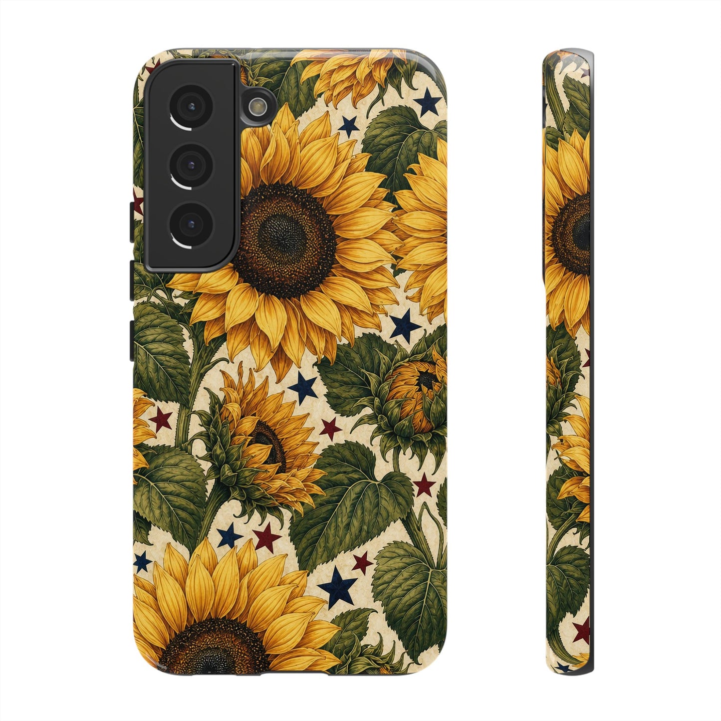 Stars And Sunflowers Tough Case