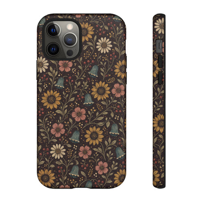 Plum Folk Floral Tough Case