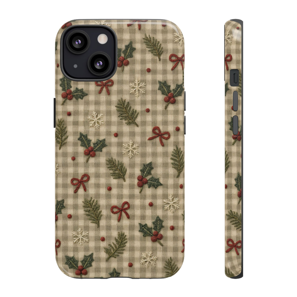 Gingham Holly Tough Case